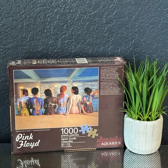 New AQUARIUS 65160 Pink Floyd Back Art Jigsaw Puzzle, Multicolored - Picture 2 of 2